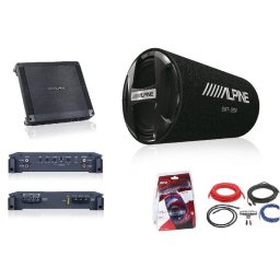 Pachet Subwoofer Auto ALPINE SWT-12S4 + BBX-T600 + LK-10