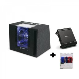 Pachet Subwoofer Auto ALPINE SBG-1244 BP + MRV-M250 + 350940