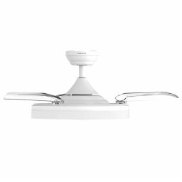 Ventilator de Tavan Taurus Polar Hide &Go TA-FA005L 3 Palete Retractabile 6 Viteze Lampa LED 36W Temporizator Telecomanda Motor 30W Alb