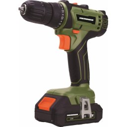 Kit Masina de Gaurit si Insurubat Heinner HR-STE114 ACM 20V LI-ION cu Set Accesorii Acumulator 2Ah si Incarcator in Valiza Transport Negru/Verde