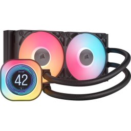 Cooler Procesor Corsair iCUE LINK TITAN 240 RX LCD Negru