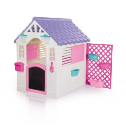 Casuta pentru Copii Dolu Deluxe D2582 Varsta 2 Ani+ Alb/Roz