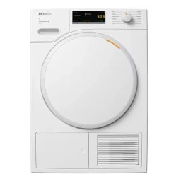 Uscator de Rufe cu Pompa de Caldura Miele T1 TWA520WP 8KG Tehnologie EcoDry Clasa C Alb lotus