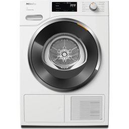 Uscator de Rufe cu Pompa de Caldura Miele T1 TWH780WP EcoSpeed&9KG Clasa C Alb Lotus