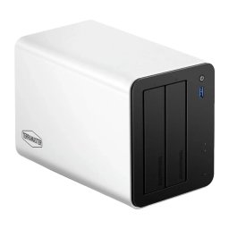 NAS Terramaster Intel N5095 8GB RAM Bay 2 White