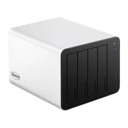 NAS Terramaster Intel N95 8GB RAM Bay 4 White