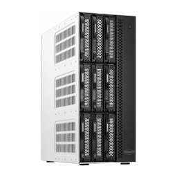 NAS Terramaster Intel Core i7-1255U 16GB RAM Bay 9 Black White