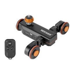 Carucior pentru Camera Video Neewer DL100 cu 3 Roti si Telecomanda Negru/Portocaliu