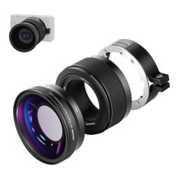 Obiectiv Neewer Wide Angle & Macro 10X (B0BJTW6FNX) pentru Sony ZV1 Negru