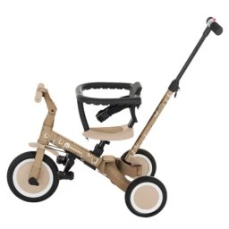 Tricicleta Petite&Mars Turbo Editie Limitata 5-in-1 Multifunctionala Vehicul de Impins cu/fara Pedale Maxim 25kg 1.5-5ani Multicolor