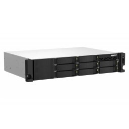 NAS Qnap TS-873AeU-RP 4G (8 Bay) 2U Cabinet Metalic Ethernet LAN Negru