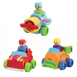 Vehicul de Jucarie TOMY Push and Go Varsta 12 Luni+ Diverse Modele 1 Bucata Multicolor