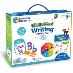 Set Activitati Educative Learning Resources Invat Sa Scriu Limba Engleza 5 Ani+ Albastru