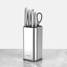 Set Cutite de Bucatarie Bewello 7 Piese cu Suport si Foarfeca Otel Inoxidabil 3CR13 Multifunctional Profesional