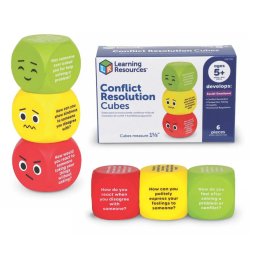 Jucarie Learning Resources Cuburi Pentru Conversatii Solutionarea Conflictelor 5 Ani +