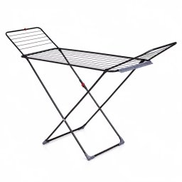 Uscator Rufe Pliabil Lunaro Wing Plus-Bk Spatiu Uscare 18m Suport Sosete Otel Inoxidabil Incarcare 15kg Compact Negru