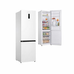 Combina Frigorifica Daewoo DNF-344ESW Total No Frost 344L Inverter Display pe Usa H 195CM Clasa E Alb