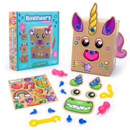 Jucarie Educational Insights Set de Creatie Boxineers Animalute din Carton 3 Ani+