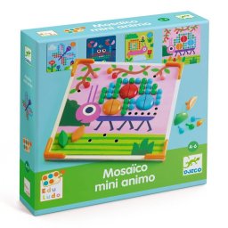 Jucarie Educativa Djeco Mozaic mini Animo +3 ani