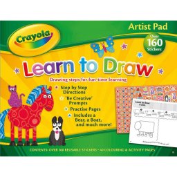 Set Educativ cu Activitati Alligator Crayola Learn to Draw +3 ani