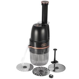 Tocator Electric Adler 4 Ã®n 1 200W Pentru Cartofi Dovlecei Legume Fructe Èi Nuci Cu 4 Accesorii Èi Recipient De 900 ml