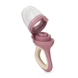 Dispozitiv Hranire Petite&Mars Pentru Fructe si Legume Capac de Protectie 6+Luni Roz