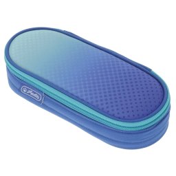 Penar Neechipat Herlitz Tip Etui Oval Model Dip Dye Albastru/Turcoaz