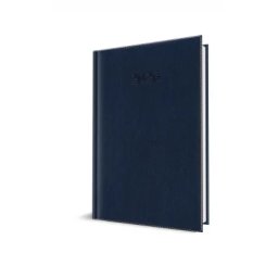 Agenda Datata Herlitz Ro A5 352 Pagini Coperta din Piele Sintetica Corinaldo Deluxe 2026 Albastru