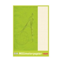 Hartie Milimetrica Herlitz A4 80grame Set 25