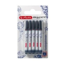 Rezerva Stilou Cerneala Herlitz My Pen 5 Bucati Albastre