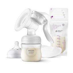 Pompa de San Manuala Philips-Avent SCF430/20 Tehnologie Natural Motion Biberon 125ML Alb