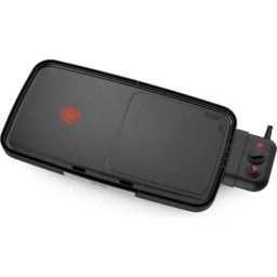 Gratar Electric Tefal Plancha Booster CB641810 2200W Power Boost Termostat Ajustabil Resist+ Indicator Thermospot Negru