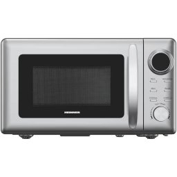 Cuptor cu Microunde Heinner HMW-2060SL 20L 700W 5 Trepte De Putere 8 Programe De Gatit Automate Control Digital Timer Argintiu