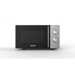 Cuptor cu Microunde Heinner HMW-20MSS 20L 700W Control Mecanic 5 Trepte Putere Decongelare Semnal Sonor Platou 25.5Cm Negru