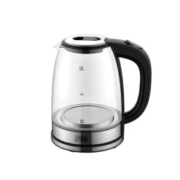 Fierbator Electric Din Sticla WinningStar 1.8â¯L 1500â¯W Sticla Borosilicata Oprire Automata LED Usor De Curatat
