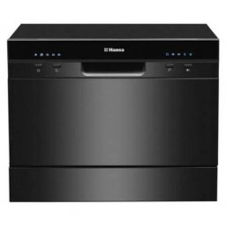 Masina de Spalat Vase Hansa ZWM556BH Compacta Capacitate 6 Seturi Numar Programe 5 Clasa Energetica F Cos Tacamuri Negru
