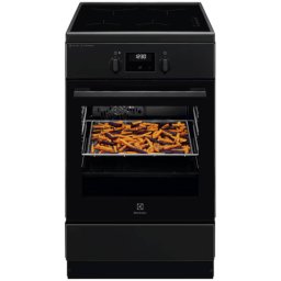Aragaz Electrolux LKI564266K Electric Plita Inductie 4 Zone de Gatit Booster SteamBake AirFry Timer Grill Clasa A Negru