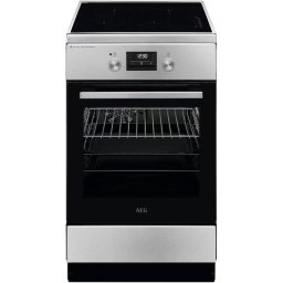 Aragaz AEG CIB56491BM Plita InducÈie 4 Zone GÄtit Booster SteamBake AirFry Timer Grill 50Cm Argintiu