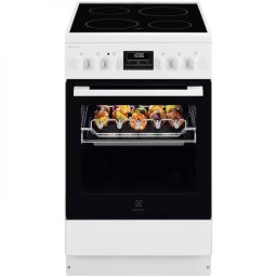 Aragaz Electrolux LKR540267W PlitÄ VitroceramicÄ 4 Zone GÄtit Raft BBQ Grill Timer Electronic 50Cm Alb