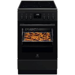 Aragaz Electrolux LKR564277K PlitÄ VitroceramicÄ 4 Zone GÄtit AutocurÄÈare CataliticÄ SteamBake AirFry 50Cm Negru Mat