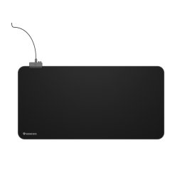 Mousepad Genesis Boron 500 XXL, iluminare RGB, material cauciuc + textil, dimensiuni 800x400x4 mm, negru