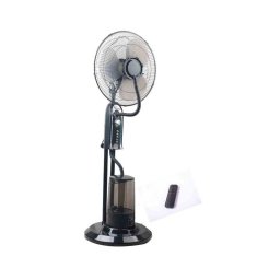 Ventilator de podea cu nebulizator de apa Elite EFM-1307R, 75W, 3 viteze, 3,2l, Telecomanda, Negru