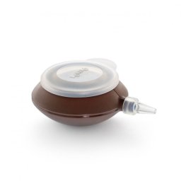 Seringa pentru decorare Lekue 1010199, 4 accesorii, -60°C/+220°C, Silicon platinat, Maro
