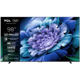 Televizor QD-Mini LED TCL Smart 98C61K Seria C61K, 98 inch, Ultra HD 4K, Black