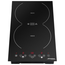 Plita IK200, 2 zone, 27 cm, 3100W negru