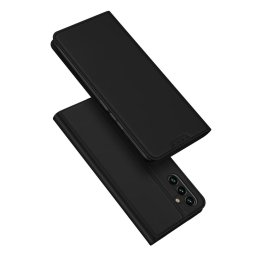 Husa Skin Pro case for Samsung Galaxy A14 5G flip cover card wallet stand black