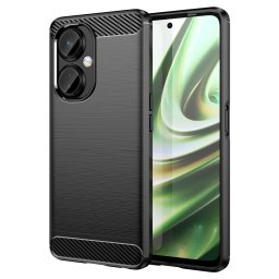 Husa Carbon Case case for OnePlus Nord CE 3 flexible silicone carbon cover black