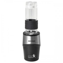 Smothie maker 500 W 2 x 570 ml + 1 x 400 ml Recipiente tritan fara BPA Negru