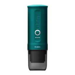Espressor Espressor Portabil Nano, 80W, 20 Bar, USB-C, Baterie 7500mAh, 4 Cesti/Incarcare, Turcoaz