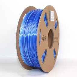 FILAMENT GEMBIRD pt. imprimanta 3d, PLA, 1.75mm diamentru, 1Kg / bobina, aprox. 340m, topire 190-220 grC, "Silk Ice", blue, "3DP-PLA-SK-01-ICE